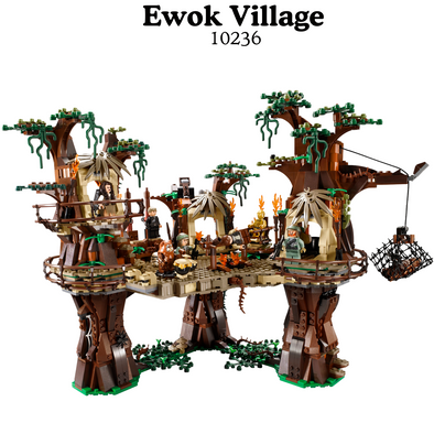 1990pcs Ewok Village 20236 10236