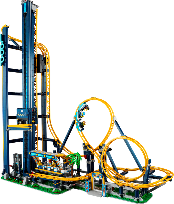 3756PCS Loop Coaster Park Buildings Block US