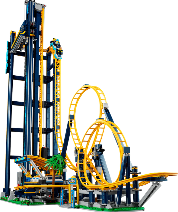 3756PCS Loop Coaster Park Buildings Block US