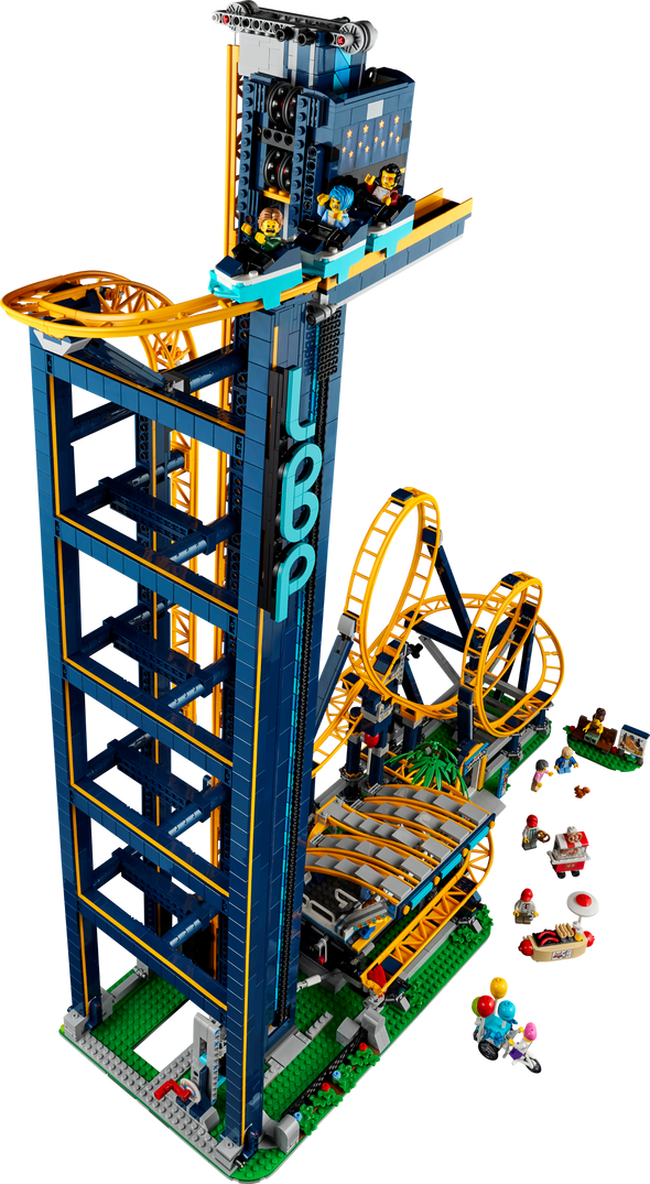 3756PCS Loop Coaster Park Buildings Block US