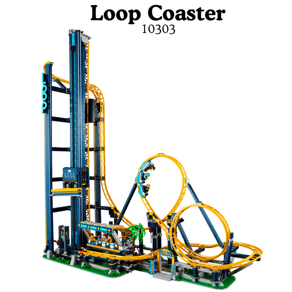 3756PCS Loop Coaster Park Buildings Block US