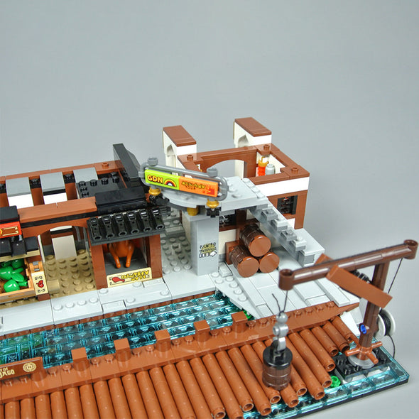 3553pcs King89066 NINJAGO City Docks US