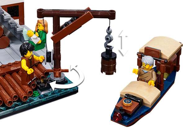 3553pcs King89066 NINJAGO City Docks US