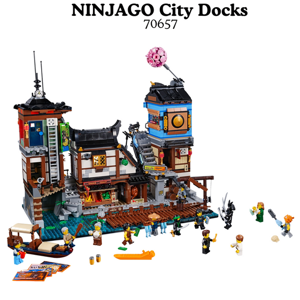 3553pcs King89066 NINJAGO City Docks US