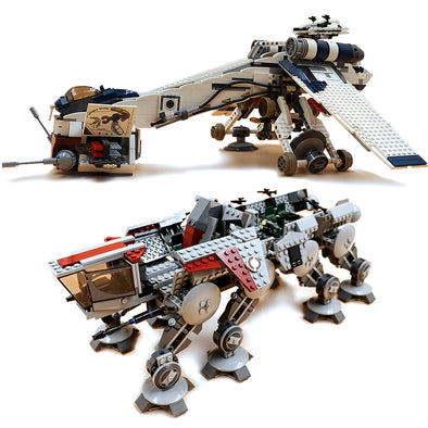 1808 pcs 19014 Republic Dropship with AT-OT Walker LP05053 LG10195 CN