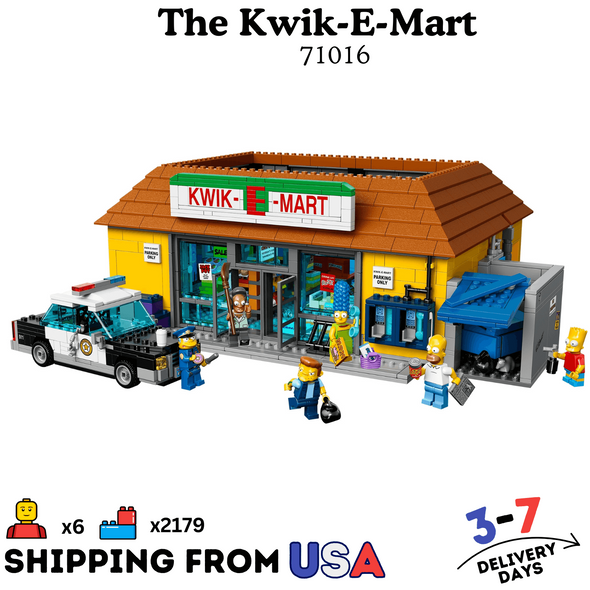 The Simpsons House(2523pcs) and The Simpsons KWIK-E-MART(2218pcs) 71016 71006