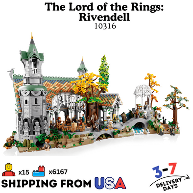6167PCS The Lord of The Rings Rivendell 10316