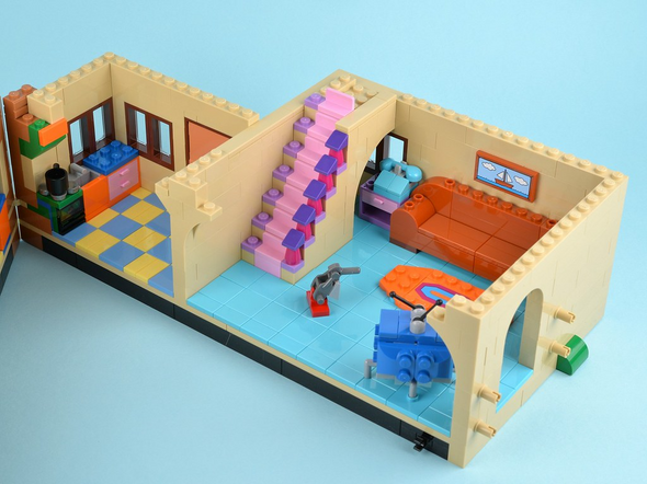 The Simpsons House(2523pcs) and The Simpsons KWIK-E-MART(2218pcs) 71016 71006