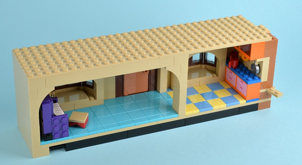 The Simpsons House(2523pcs) and The Simpsons KWIK-E-MART(2218pcs) 71016 71006