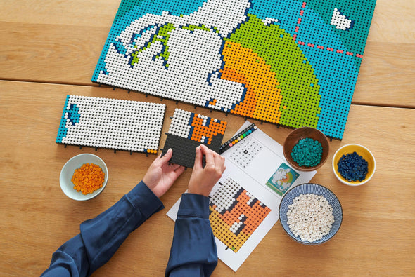 11695PCS 99007 31203 Art World Map