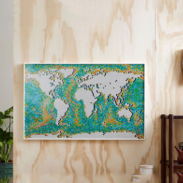 11695PCS 99007 31203 Art World Map